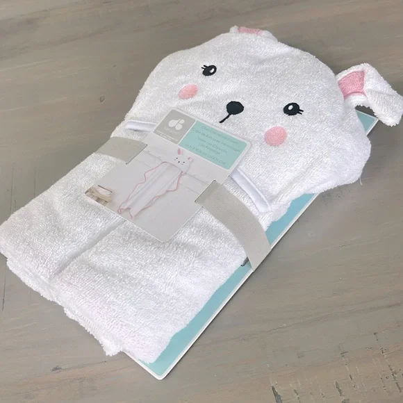 🐰🆕 Easter Bunny Hooded Towel for Baby. NWT. - Picture 3 of 7